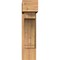 Ekena Millwork Imperial Block Smooth Bracket w/ Offset Brace, Western Red Cedar, 7 1/2"W x 22"D x 30"H BKT0806X22X30IMP05SWR - alternate 3